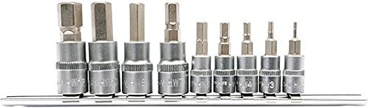Hex Socket Bit , 9 Pcs YATO