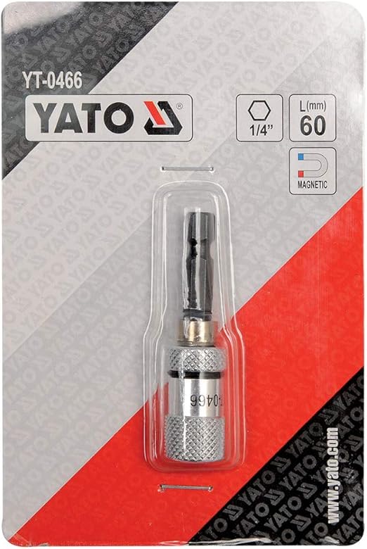 حامل سن مغناطيسي 1/4" طول 60 مم YATO
