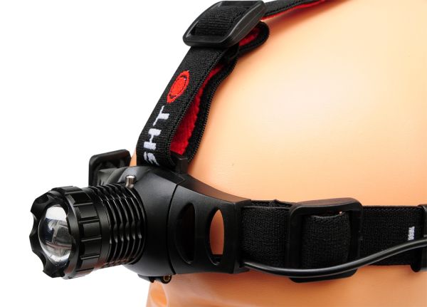 HEADLAMP WITH ZOOM 3W YATO