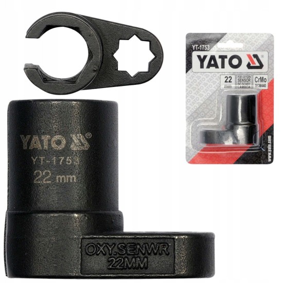 O2 SENSOR CROWFOOT WRENCH 7/8" YATO