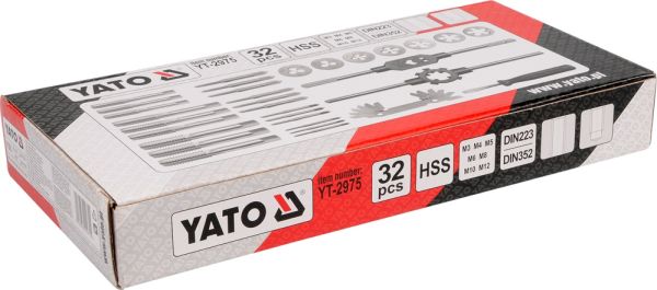 Taps And Dies Set 32 Pcs YATO