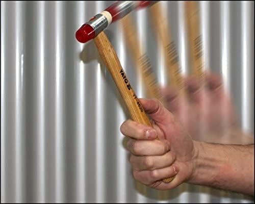 PU & NYLON HEADS MALLET WITH WOODEN HANDLE 35MM YATO
