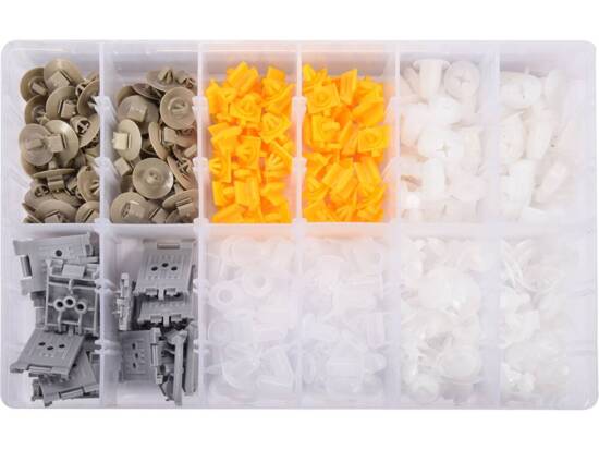 TRIM CLIPS ASSORTMENT RENAULT - 300 PCS YATO