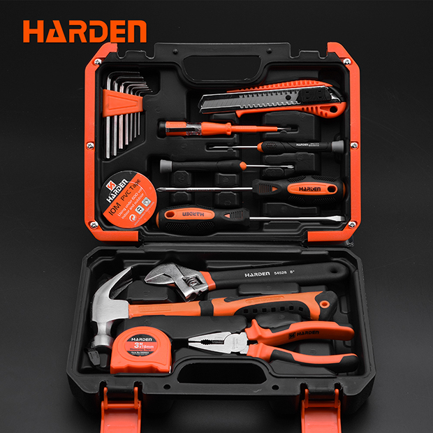 Hand Tool Set, 18 Pieces, Fiber Bag HARDEN
