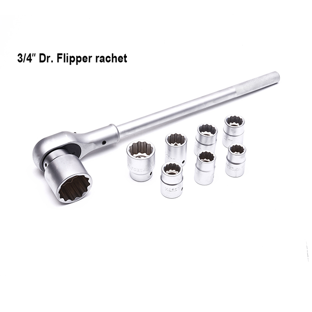 3/4" Socket Set, 27 Pieces, From 19 Mm - 60 Mm, Fiber Bag	 Harden