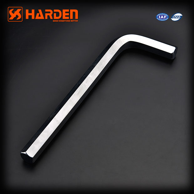 Professional Hand Tool Long Hex Key Wrench 24 Mm Length 370 HARDEN