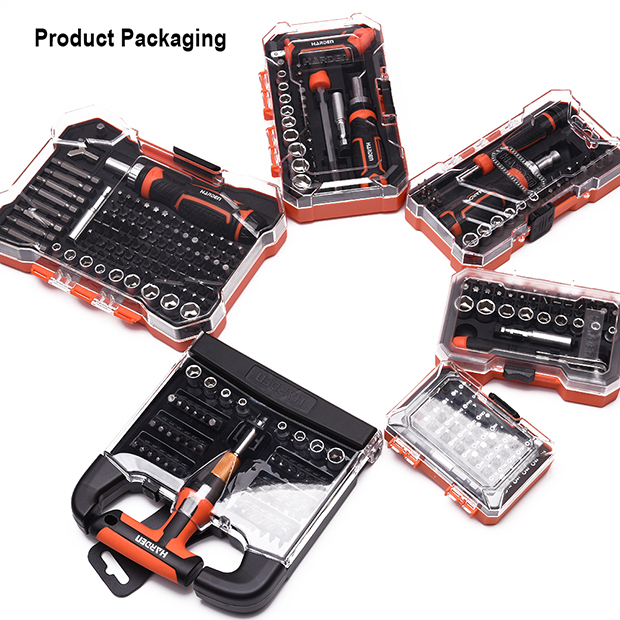 39Pcs Ratchet Screwdriver & Bits Set HARDEN