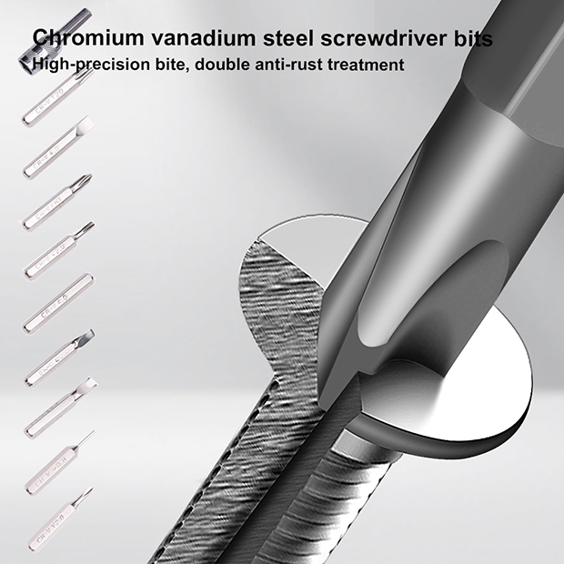 طقم مفكات دقيقة مكون من 50 قطعة من هاردن