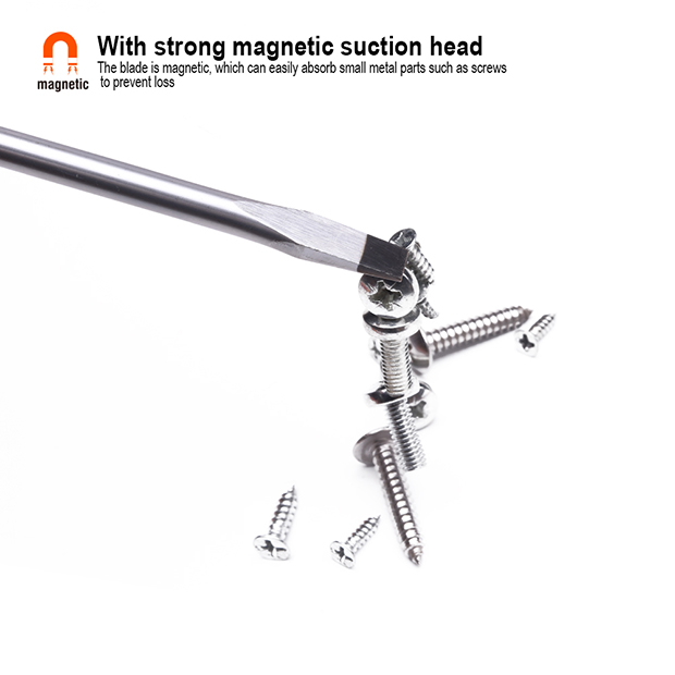 Slotted Screwdriver  Fiber Handle, 6*150 Mm CRV HARDEN