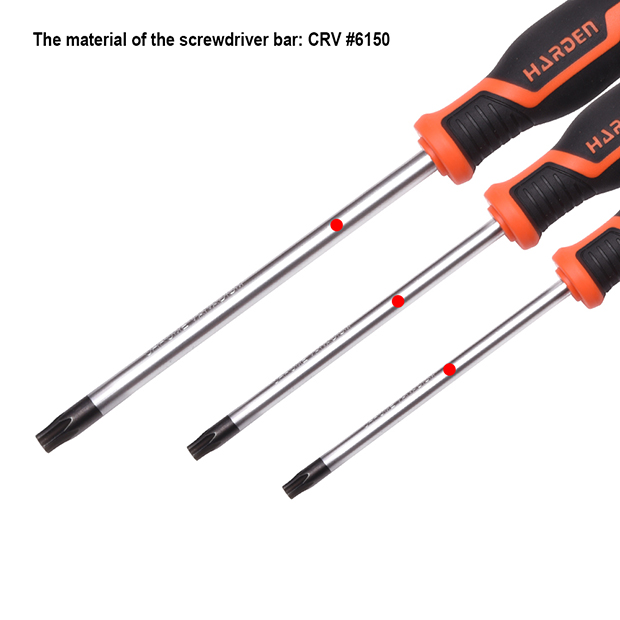 Torx Screwdriver With Soft Handle T30 HARDEN