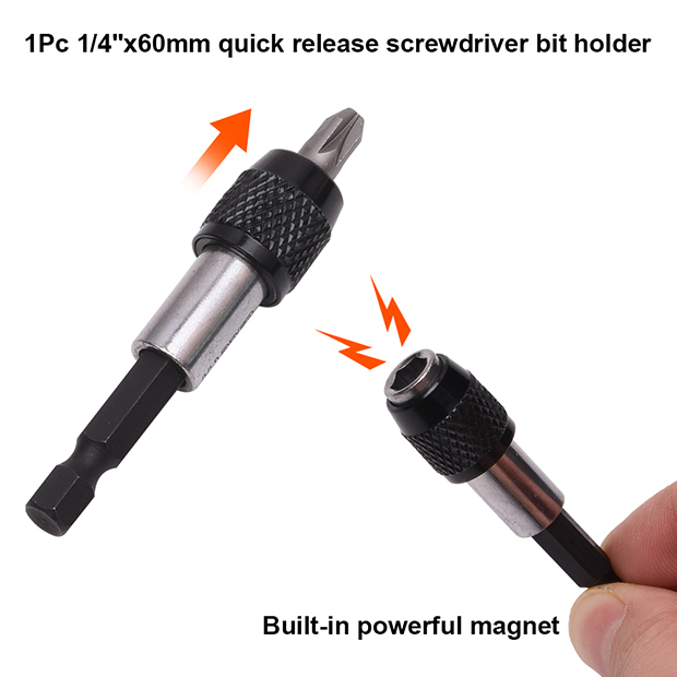 Bits Set 18Pcs 1/4＂x25mm HARDEN