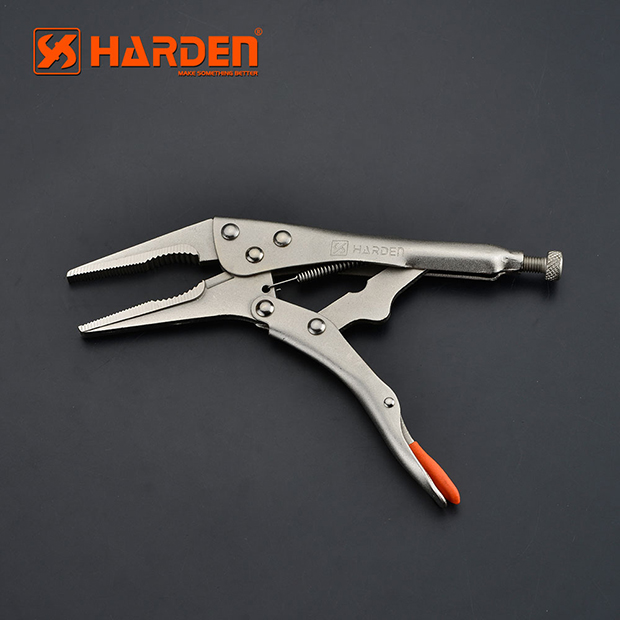 Professional Long Nose Lock-Grip Pliers 9" HARDEN