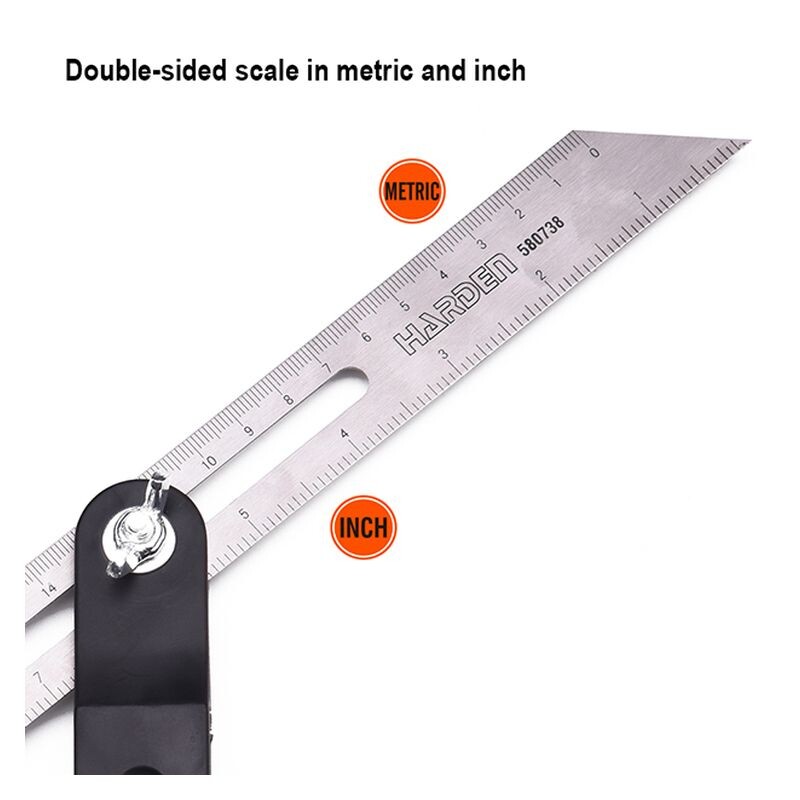 Sliding Ruler 25 Cm Harden