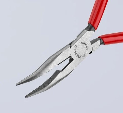 Long Nose 40° Angled Pliers With Cutter 6" Knipex