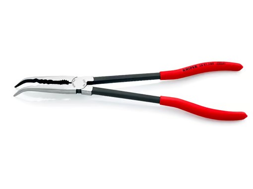 Long Reach Needle Nose Pliers With Transverse Profiles Knipex