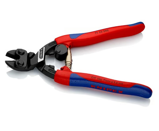 قصافه مسامير واسلاك 8 بوصه طول 200 مم بوز معووج 	Knipex