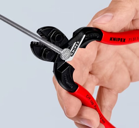 Compact Bolt Cutters With Recess In The Cutting Edge 160 Mm Knipex