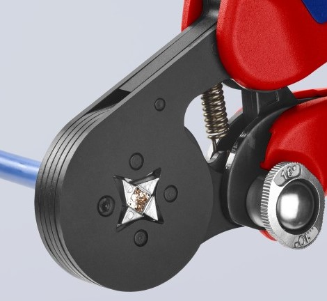7" Self-Adjusting Crimping Pliers For Wire Ferrules Knipex