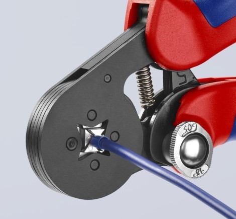 زردية عقص ذاتية الضبط لأكمام أطراف الأسلاك Knipex