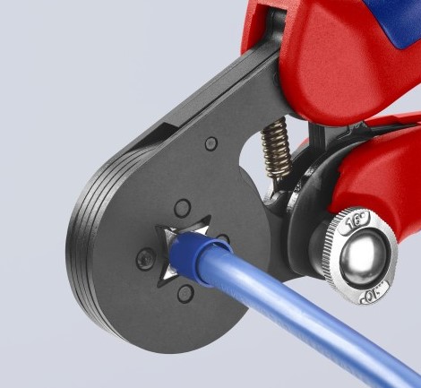 7" Self-Adjusting Crimping Pliers For Wire Ferrules Knipex