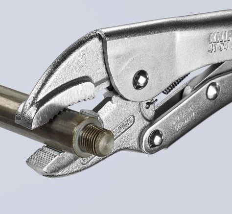 10" Grip Pliers-Round Jaws Knipex