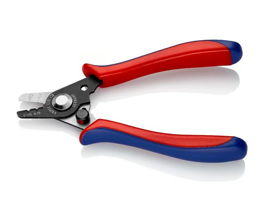قشاره اسلاك طول 130 مم مقاس من 0.125 مم :0.250 مم  Knipex