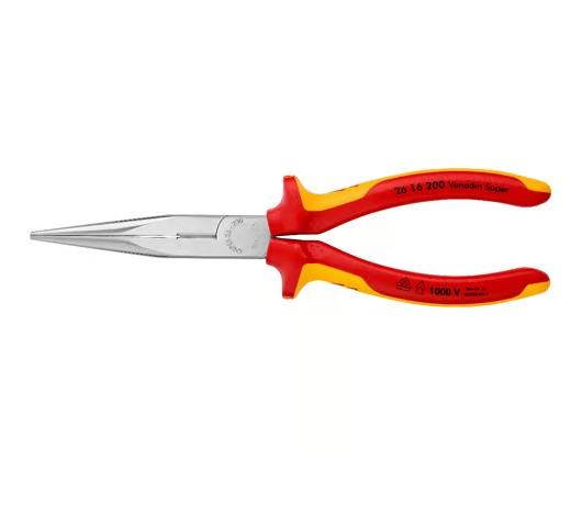 Snipe Nose Side Cutting Pliers 8" 1000V Knipex