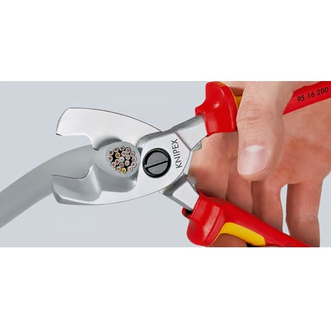 قصافه كبلات مقاس 8 بوصه بيد معزوله 1000 فولت 	Knipex