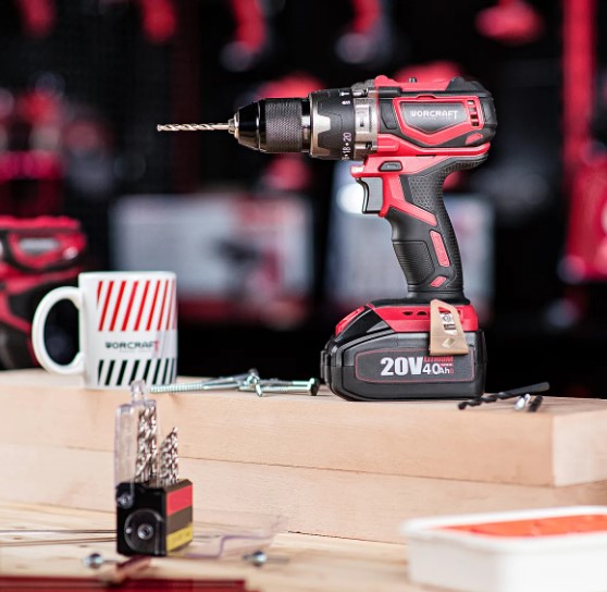 Cordless Brushless Drill 10 Mm 20V, 50 Nm, 2Ah	Worcraft