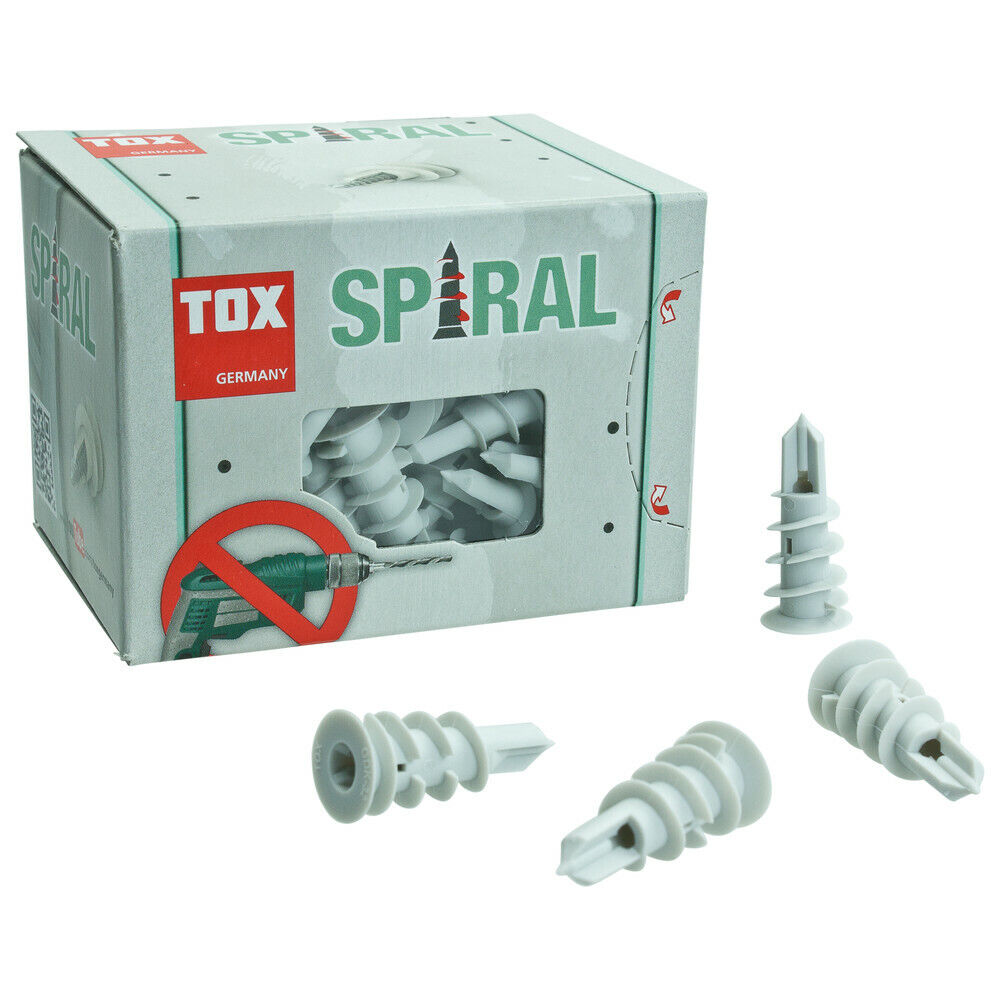 Plasterboard wall plug Spiral (50 Pcs.) Tox