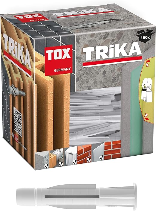 All-purpose wall plug TRIKA 6/36 (100 Pcs.)  Tox