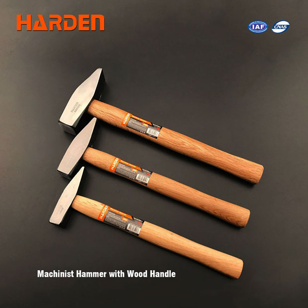 Machinist Hammer With Wood Handle 500g Harden