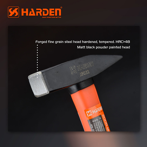 Professional Machinist Hammer With F/G Handle 300g Harden