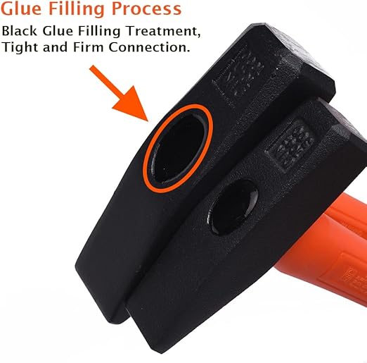 Professional Machinist Hammer With F/G Handle 1.5kg Harden
