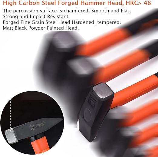 شاكوش بناريج 2 كجم يد فايبر هاردن