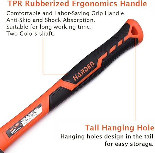 Harden Machinist Hammer With Fiberglass Handle 2.0kg