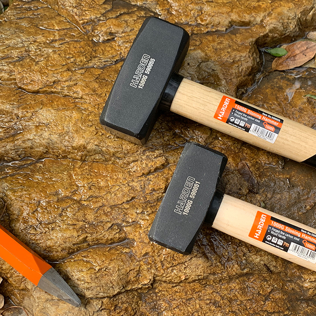 Stoning Hammer With Wood Handle 1k Harden