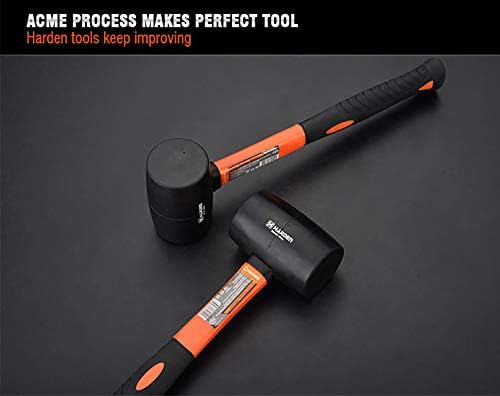 Professional Rubber Mallet With Firbregalss Handle 450g Harden