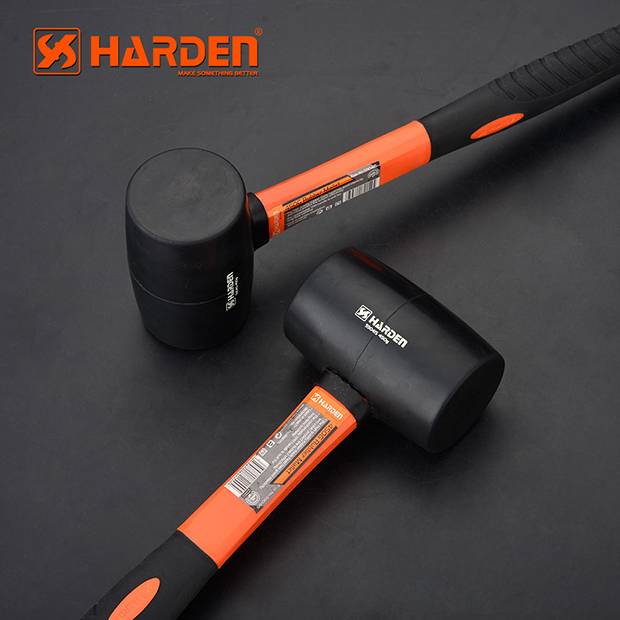 Professional Rubber Mallet With Firbregalss Handle 450g Harden