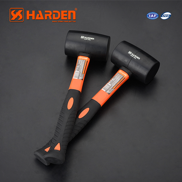 Professional Rubber Mallet With Firbregalss Handle 450g Harden