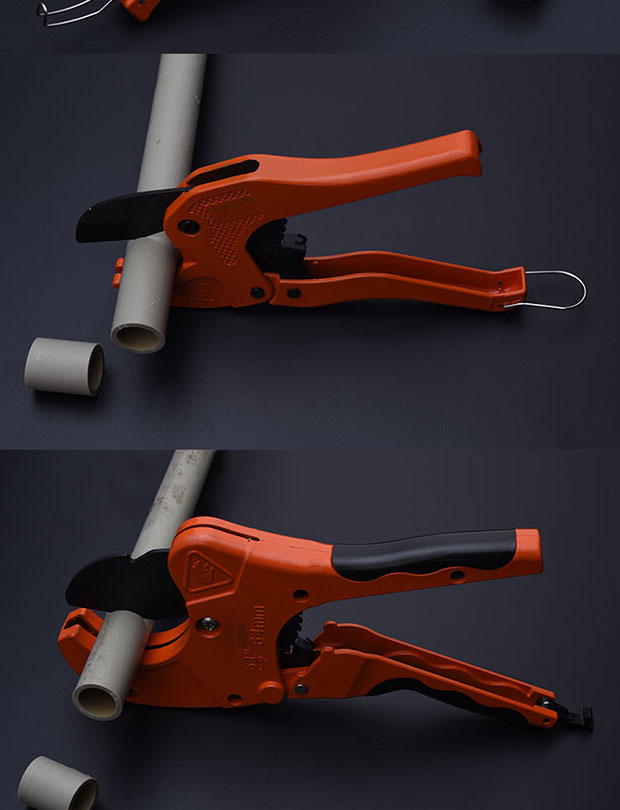 63mm Ppr / Pe / Pvc Plastic Pipe Cutter Scissor Harden