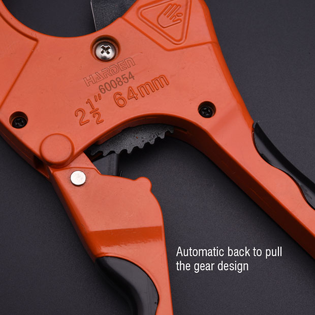 63mm Ppr / Pe / Pvc Plastic Pipe Cutter Scissor Harden