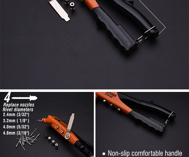 Hand Riveter 10" Harden