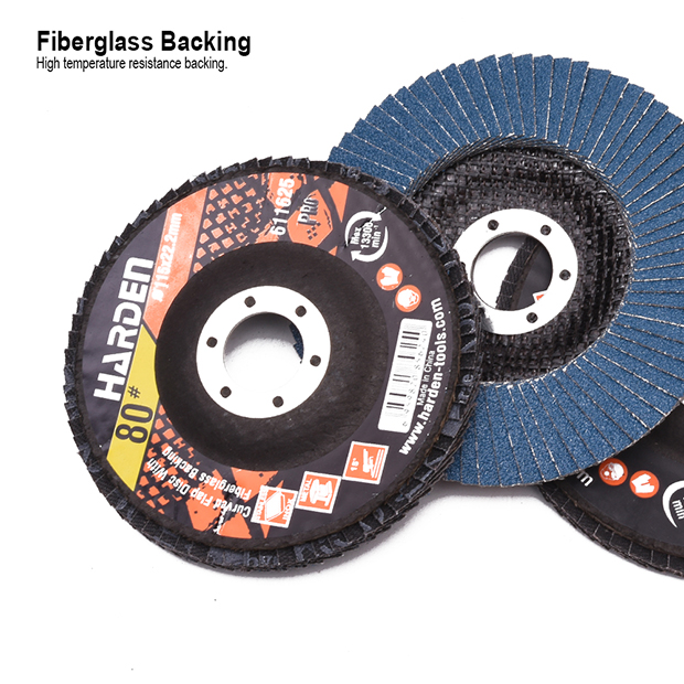 Flap Disc With Fiberglass Backing 5" Harden