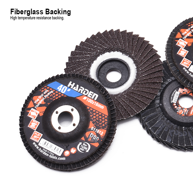 Flap Disc With Fiberglass Backing 7" Harden