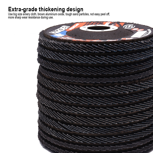 Flap Disc With Fiberglass Backing 7" 80 Hardness Harden