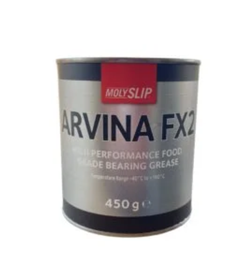 MolySlip - ARVINA FX2- High Performance Food Grade Bearing Grease  - 450 G