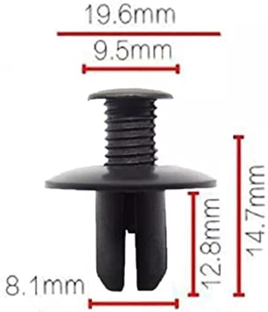 Car Clips for Korean And Japanese cars 100 Pieces