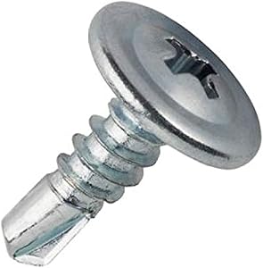 WAFER HEAD SELF DRILLING DRYWALL TEK SCREWS ZINC PLATED 4.2 x13mm 16mm 25mm