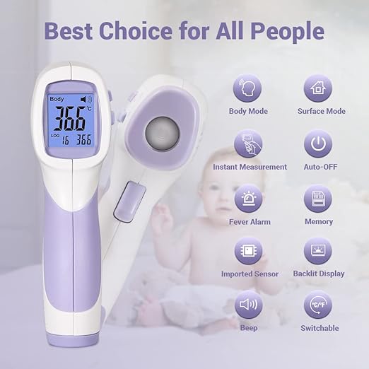 CEM NON-CONTACT INFRARED  FOREHEAD THERMOMETER